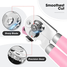 Load image into Gallery viewer, Beneno Can Opener Manual with Magnet, Hand Held Heavy Duty Can Opener with Durable Sharp Blade Smooth Edge, Big Effort-Saving Knob, Soft Grip Rubber Handle, Multifunctional Bottle Opener, Green