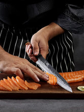 Load image into Gallery viewer, Sushi Knife Japanese Sashimi Knives 10 Inch, Hand Forged High Carbon Steel Yanagiba Knife, Kitchen Chef Knives for Cutting Sushi &amp; Sashimi, Fish Filleting