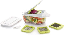 Load image into Gallery viewer, Brieftons 7-Blade Spiralizer &amp; Brieftons QuickPush Food Chopper