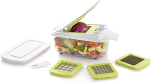 Brieftons 7-Blade Spiralizer & Brieftons QuickPush Food Chopper