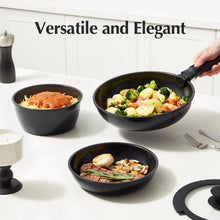 Load image into Gallery viewer, Redchef Ceramic Pots and Pans Set, Nonstick Kitchen Cookware Set with Detachable Handle, Non Toxic Cookware Set 16pcs, PFAS PFOA &amp; PTFE Free, RV Ceramic Cookware for Camping, Dishwasher/Oven Safe