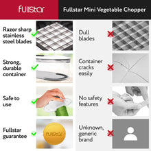Load image into Gallery viewer, Fullstar Vegetable Chopper, Mandoline Slicer - Cheese Grater, Food Chopper with Container, Kitchen Gadgets, Home Essentials (6-in-1, White/Black)