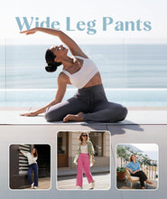 Load image into Gallery viewer, TNNZEET 3 Pack Women's Wide Leg Pants - Casual Loose Yoga Pants Sweatpants Lounge Pajama Pants
