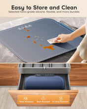 Load image into Gallery viewer, Electric Warming Tray - Full Surface Heating,Rollable &amp; Portable,Premium Silicone Nano-Material,3 Temperature Settings,Auto Shut-Off -Versatile Food Warmer for Pizza, Meals, and More