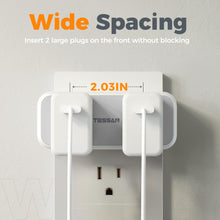 Load image into Gallery viewer, Surge Protector Outlet Extender, TESSAN Multi Plug Splitter with 4 Electrical Outlets 3 USB Ports(1 USB C), Multiple Plug Mini Wall Expander for Home Bathroom Office Dorm Room Essentials