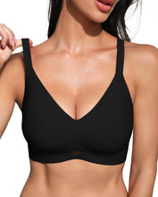 Load image into Gallery viewer, Wireless Jelly Bras for Women Push Up Seamless Comfort T-Shirt Bra | Full Coverage Everyday Bralette with Breathable Mesh Vents for Sleep and Yoga, Includes Matching Extender and Laundry Bag