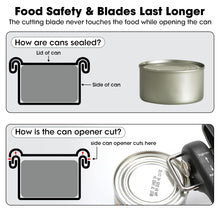 Load image into Gallery viewer, Beneno Can Opener, Manual Side Safe Cut Can Opener Smooth Edge with Durable Sharp Blade, Effort-Saving Knob &amp; Comfortable Non-slip Handle, Brown