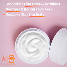 Load image into Gallery viewer, SeoulCeuticals Korean Snail Mucin Eye Cream - 97.5% Snail Filtrate K Beauty Anti Aging Under Eye Anti Wrinkle Eye Treatment Cream 0.5oz