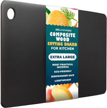 Load image into Gallery viewer, Dishwasher Safe Cutting Boards for Kitchen - Large Composite Wood Cutting Boards - Thin, BPA Free &amp; Eco-Friendly Chopping Board (14.5 x 11.25 Inch, Natural)