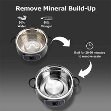 Load image into Gallery viewer, Secura 2 Stainless Steel Food Steamer 8.5 Qt Electric Glass Lid Vegetable Steamer Double Tiered Stackable Baskets with Timer