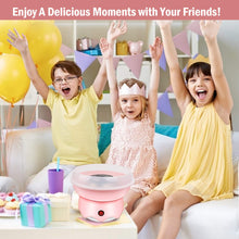 Load image into Gallery viewer, Outamateur Cotton Candy Machine,Homemade Cotton Candy Maker with Large Splash-Proof Plate,10 Bamboo Sticks and Sugar Scoop for Home Birthdays,Family Parties,Festivals,Weddings (White)
