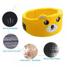 Load image into Gallery viewer, Kids Sleep Headphones, Bluetooth 5.0 Wireless 3D Eye Mask Cartoon