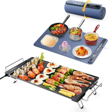 Load image into Gallery viewer, Electric Warming Tray - Full Surface Heating and Electric Griddle with Removable Touch Panel IPX9 Waterproof, Dishwasher-Safe