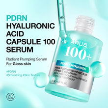 Load image into Gallery viewer, Anua PDRN Hyaluronic Acid Capsule 100 Serum, Radiant Face Serum, Hyaluronic Acid, Hydration, Moisture Plumping effect, Natural color, Fragrance free, Korean Skincare, 30ml / 1.01 fl. oz