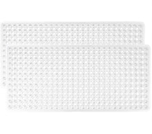 Load image into Gallery viewer, Bath Tub Shower Mat, Machine Washable Bathtub Floor Liner Mats, Suction Cups and Drain Holes to Keep Tubs Clean, Soft on Feet, Bathroom Essentials, 35x16 Inch, Clear