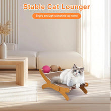 Load image into Gallery viewer, Outamateur Cat Scratching Pad, Cat Scratcher Bed, Cats Mini Chair with Sisal Scratching Ball and Bell, Cats Lounger with Removable Scratching Pad for Indoor Small Pets