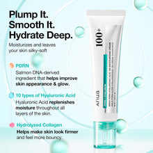 Load image into Gallery viewer, ANUA PDRN Hyaluronic Acid 100 Moisturizing Cream, Lightweight Hydrating Moisturizer with Salmon PDRN, Hyaluronic acid, Collagen for Glass Skin, Korean Skin Care (60ml / 2.02 fl. oz)
