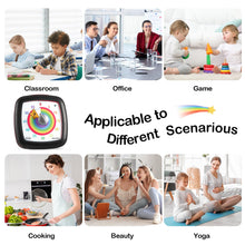 Load image into Gallery viewer, Secura 60-Minute Visual Timer, Silent Study Timer for Kids and Adults, Time Clocks, Time Management Countdown Timer for Teaching (Pink)
