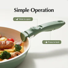 Load image into Gallery viewer, Redchef Universal Removable Handle - Detachable Handle Cookware Replacement, Green Blue