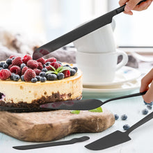 Load image into Gallery viewer, 4 Pcs Gold Cake Cutting Set, Premium Cake Cutter &amp; Pie Server Set for Wedding, Thickened Stainless Steel Cake Knife and Server with Rounded Edges, Pie Server Spatula Birthday Christmas Gift