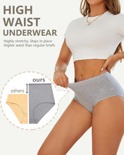 Load image into Gallery viewer, UNDER THE SEA Cotton Underwear Full Coverage High Wasit Size M 10PACK