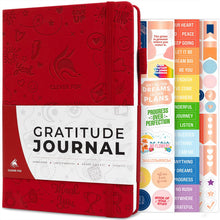 Load image into Gallery viewer, Clever Fox Gratitude Journal – Happiness, Positivity &amp; Affirmation Daily Journal – Inspirational Daily Notebook – 3 Months, A5 (Aquamarine)