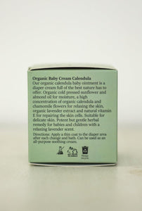 Organic Natural Calendula Baby Skin Care Nourishing Body Cream - Daily Moisturizer Sooth and Soften Skin - Baby Rich Moisturizer with Calendula