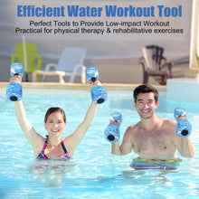 Load image into Gallery viewer, 2Pack Water Dumbbells, Aquatic Exercise Dumbbells, EVA Foam Barbells for Men Women Youth Water Workouts