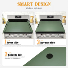 Load image into Gallery viewer, Noodle Board Stove Cover with Handles for Electric, Gas Stove Top (Acacia Wood)