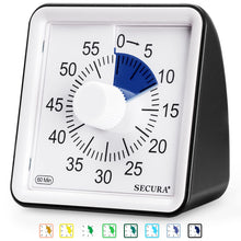 Load image into Gallery viewer, Secura 60-Minute Visual Timer, Classroom Timer, Countdown Timer for Kids and Adults, Time Management Tool for Teaching (Blue &amp; Blue)