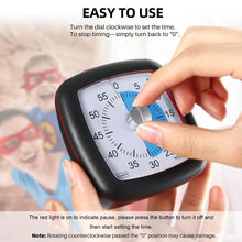 Load image into Gallery viewer, Secura 60-Minute Visual Timer, Silent Study Timer for Kids and Adults, Time Clocks, Time Management Countdown Timer for Teaching (Pink)