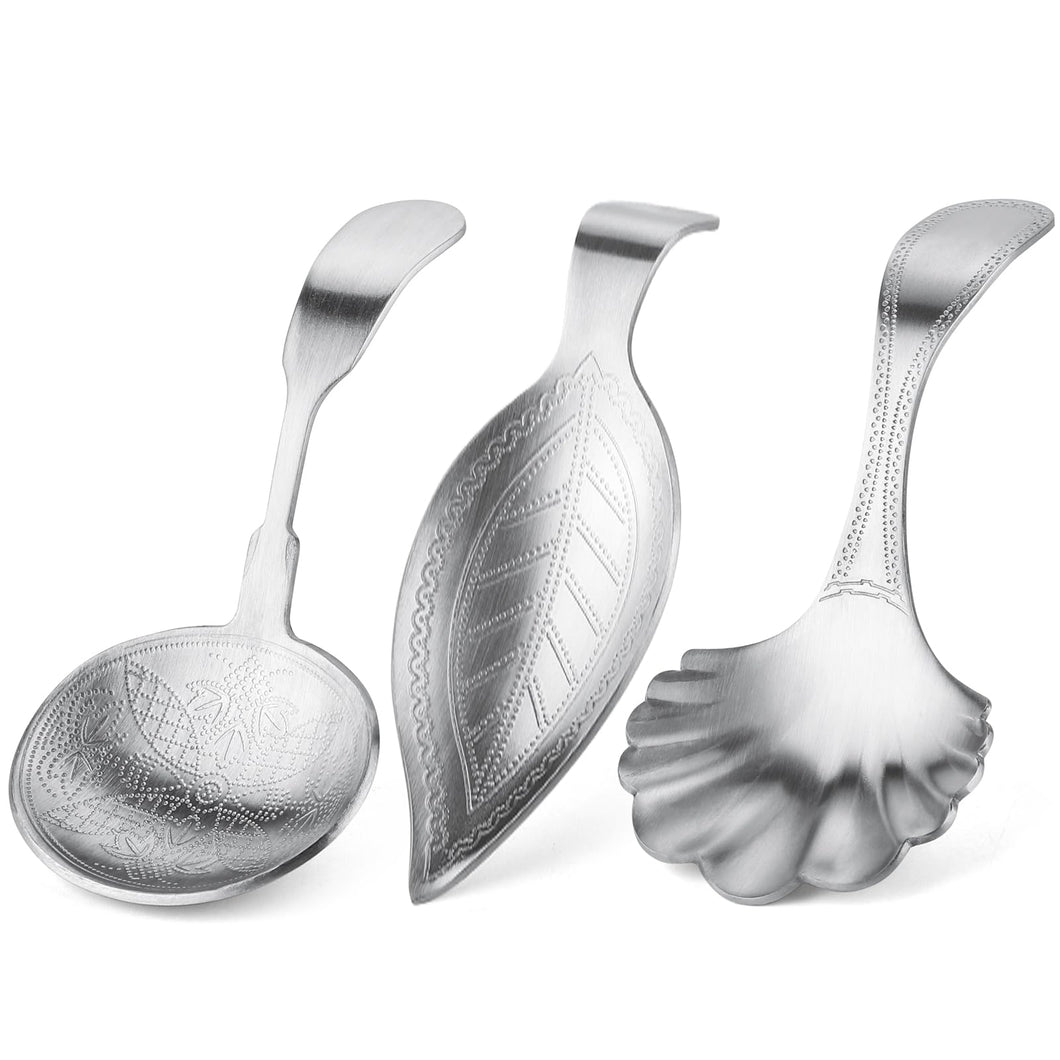 Stainless Steel Tea Scoop Coffee Scoop Measuring Tea Tea Shovel Mini Tasting for Seasoning Oil Coffee Tea Sugar
