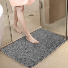 Load image into Gallery viewer, Secura Bathroom Rugs, 47 x 28 Inches, Extra Soft &amp; Thick, Absorbent Water Bath Mat, Machine Washable Non-Slip Bath Mats for Bathroom, Shower, and Tub, Home Decor Accessories (Gray)