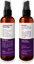 Load image into Gallery viewer, Calm Aromatherapy Mist with Lavender &amp; Chamomile Essential Oil. Natural Sleep &amp; Pillow Spray, Room &amp; Linen Mist. Lavender Spray Air Freshener for Relaxation &amp; Sleep - Brookethorne Naturals