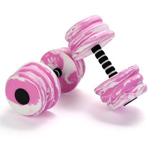 Aquatic Exercise Dumbbells, Water Dumbbells, 2PCS Foam Barbells for Men Women Water Workouts