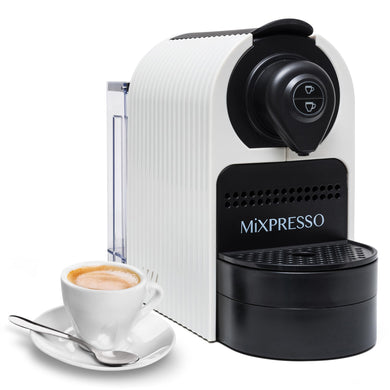 Mixpresso Black Espresso Coffee Machine – Compact 1400W Single Serve Coffee Maker Compatible with Nespresso OriginalLine Capsules, One-Touch Operation, 19-Bar Italian Pump, 27oz Water Tank