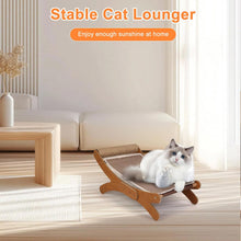 Load image into Gallery viewer, Outamateur Cat Scratching Chair, Cats Scratcher Pad, Cat Mini Chair with Sisal Scratching Pole, Cats Lounger with Removable Scratching Pad for Indoor Small Pets