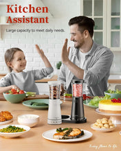 Load image into Gallery viewer, Electric Salt and Pepper Grinder Set with Storage Base, Stainless Steel Rechargeable Salt and Pepper Grinder Set with 4.5 oz Large Capacity, 1.8&quot; Wide Mouth, Adjustable Coarseness, Ideal for Kitchen