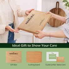 Load image into Gallery viewer, Dishwasher Safe Bamboo Cutting Boards Durable Lightweight Wood Cutting Board for Busy Kitchen, Easy Storage &amp; Clean Wooden Chopping Boards Reversible with Juice Groove, Kitchen Gift for Home Cooks