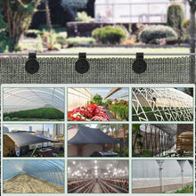Load image into Gallery viewer, Shade Cloth Heavy Duty Lock Grip, 2023 New Shade Cloth Fix Plastic Clamp, Premium Tarp Clips Fence Fabric Clips for Greenhouse Outdoor Garden Netting, Anti Bird Netting, Sun Shade Net (100 Pcs)