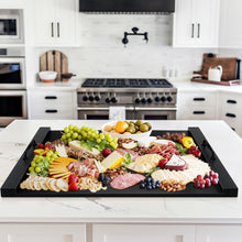 Load image into Gallery viewer, Noodle Board Stove Cover with Handles for Electric, Gas Stove Top (Acacia Wood)
