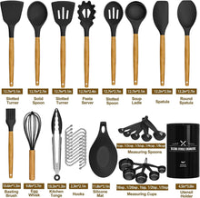 Load image into Gallery viewer, Umite Chef 33Pcs Kitchen Cooking Utensils Set and 26pcs Mixing Bowls with Lids Set