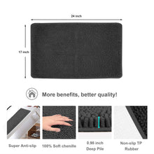 Load image into Gallery viewer, Secura Bathroom Rugs, 47 x 28 Inches, Extra Soft &amp; Thick, Absorbent Water Bath Mat, Machine Washable Non-Slip Bath Mats for Bathroom, Shower, and Tub, Home Decor Accessories (Gray)