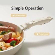 Load image into Gallery viewer, Redchef Removable Handle - Universal Pot Handle, Ideal Replacement for All Cookware (White Green)