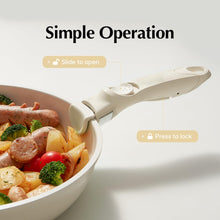 Load image into Gallery viewer, Redchef Removable Handle White - Detachable Handle Cookware Replacement, Universal Cookware Handle, Ideal Replacement for All Cookware