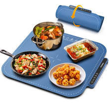 Load image into Gallery viewer, Electric Warming Tray - Full Surface Heating,Rollable &amp; Portable,Premium Silicone Nano-Material,3 Temperature Settings,Auto Shut-Off -Versatile Food Warmer for Pizza, Meals, and More