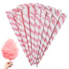 Load image into Gallery viewer, Outamateur 90PCS Multicolor Cotton Candy Paper Cones for Cotton Candy Making in Parties &amp; Festivals