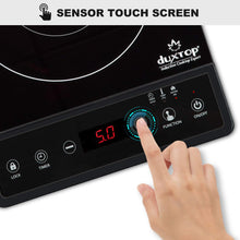 Load image into Gallery viewer, Duxtop Portable Induction Cooktop, Countertop Burner, Induction Burner with Timer and Sensor Touch, 1800W 8500ST E210C2