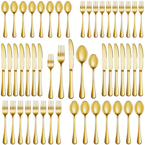 MUTNITT 30 Pcs Silverware Set Service for 6,Premium Stainless Steel Flatware Set,Mirror Polished Cutlery Utensil Sets,Durable Kitchen Eating Tableware Sets,Include Fork Knife Spoon,Dishwasher Safe