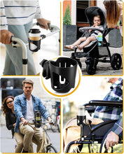 Load image into Gallery viewer, Stroller Cup Holder, Universal Drink Holder for Bikes, Trolleys or Walkers, Fits Most Cups